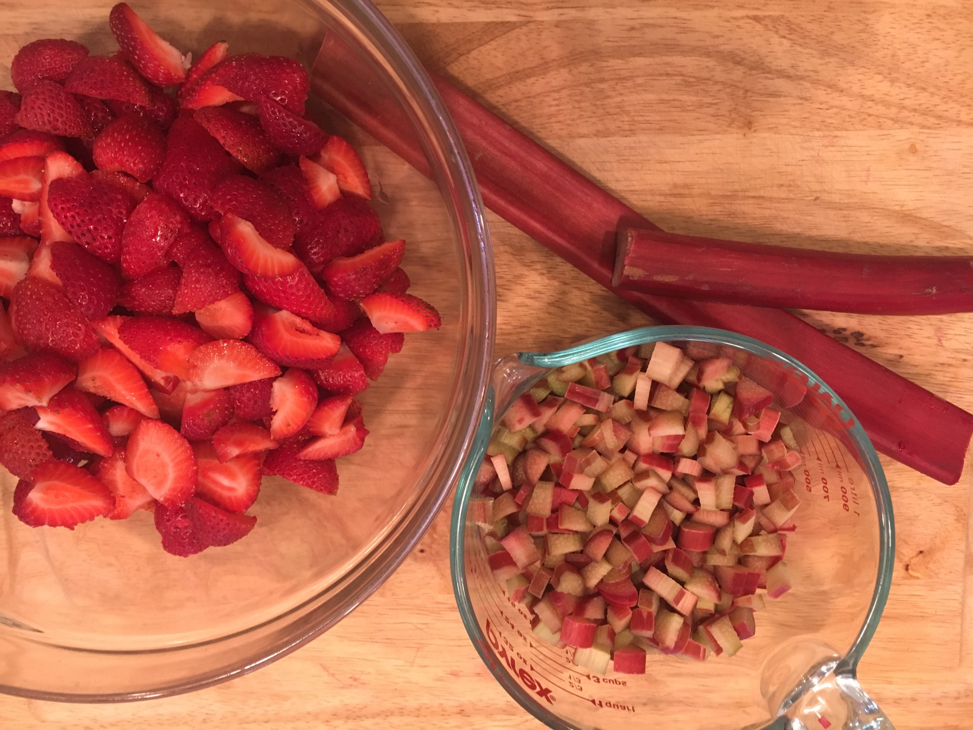 Seasonal Strawberry Rhubarb Parfait - Chef Dawn Ludwig